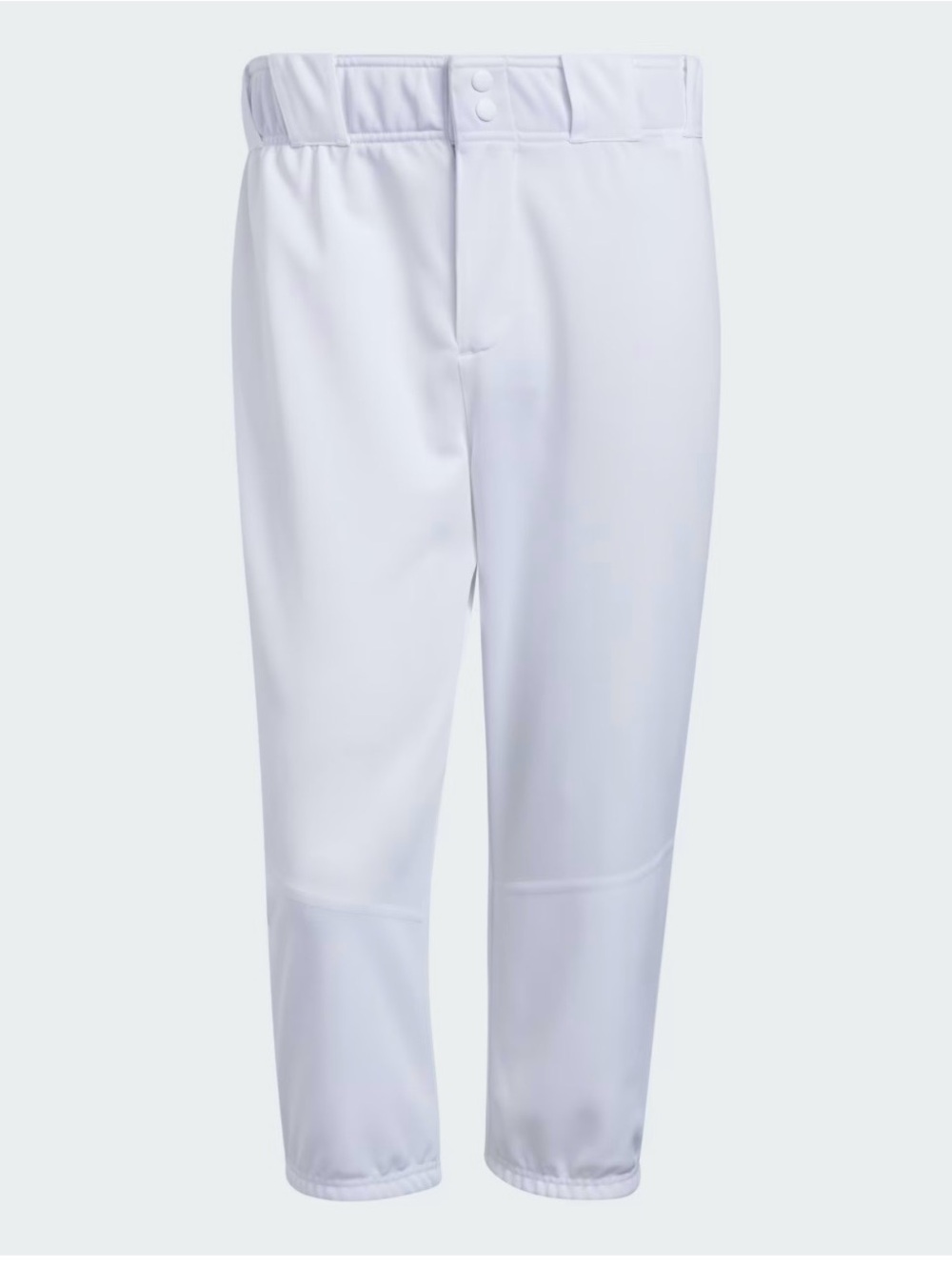 NWOT Adidas White Knee Length Baseball Pants -  Size L